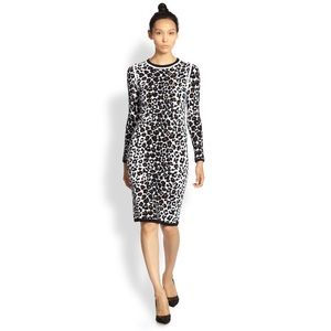 A.L.C. Smith Leopard Knit Dress